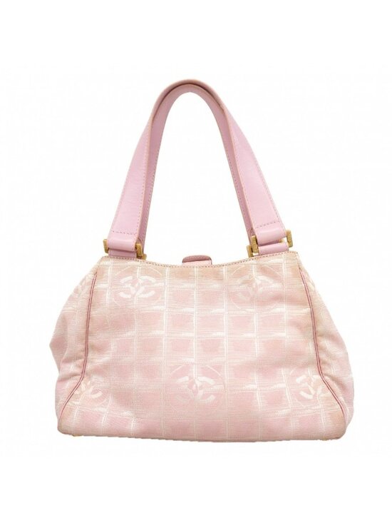 Chanel Handbags - Chanel Handbag New Travel Nylon Pink Gold